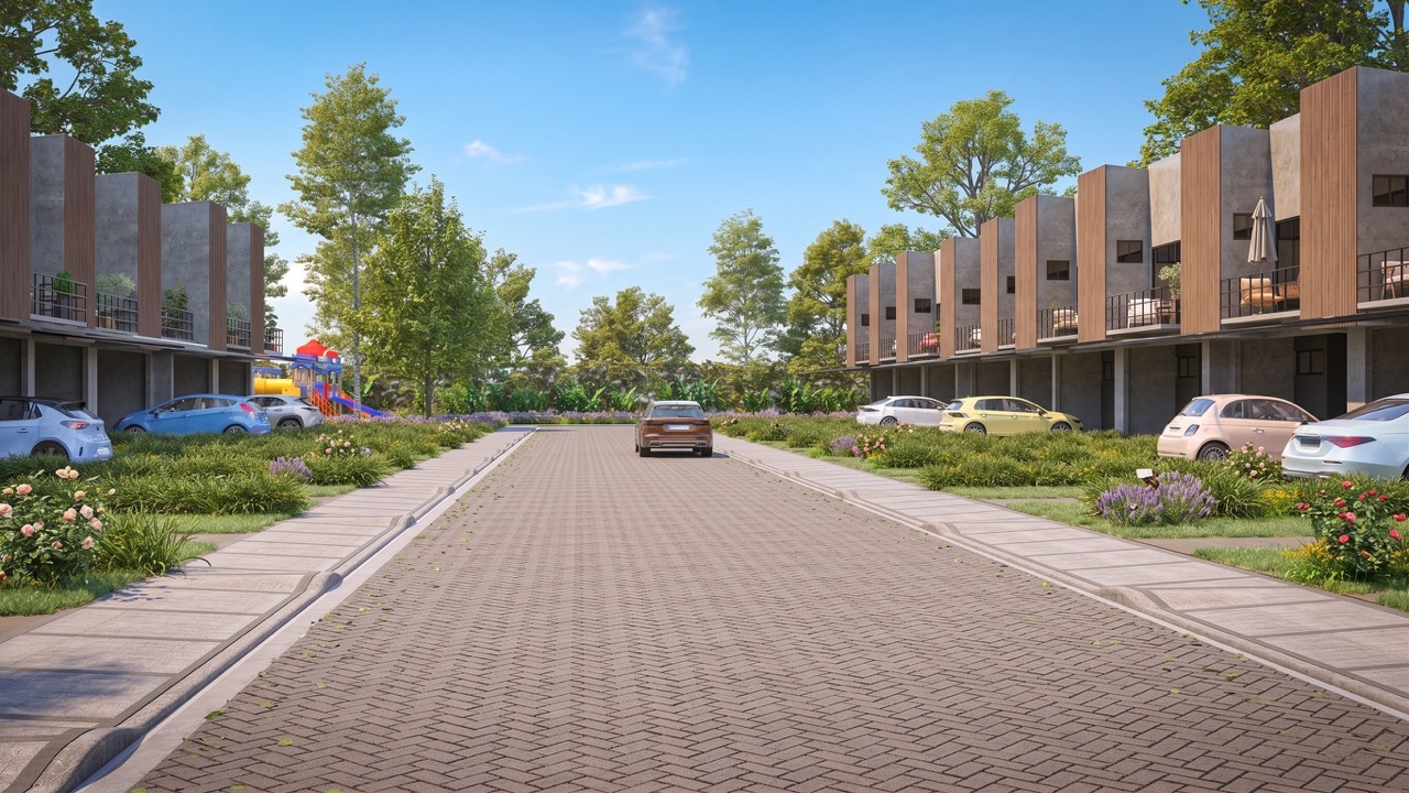 Render del residencial Rincón de Mora en Ciudad Colón