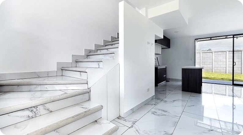 Interior terminado de una casa del Condominio Kopper, San Ramón